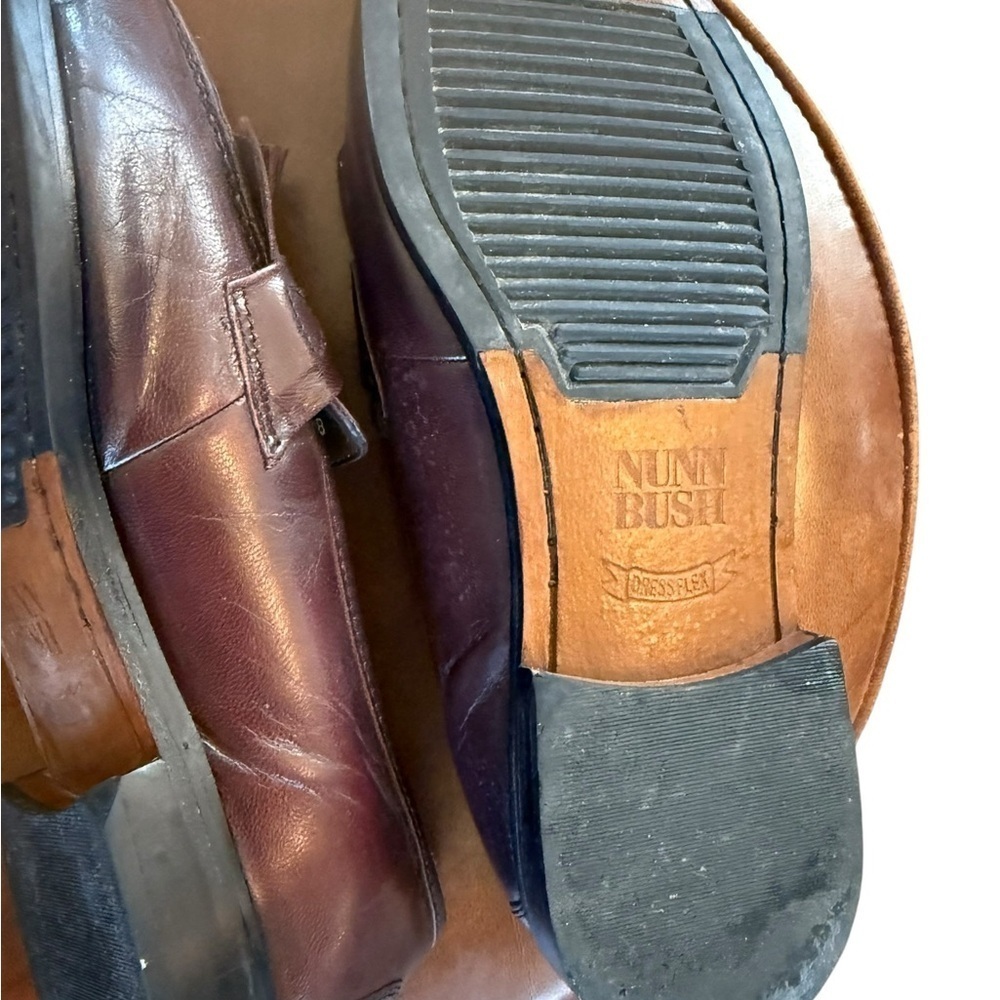 Nunn Bush Men's Dark Brown Tassel Loafers EUC Size 11M - Picture 4 of 8